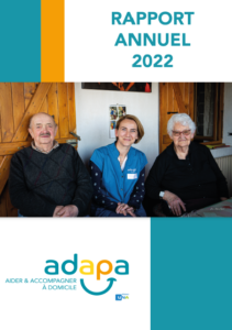 Couverture du Rapport d'activité 2022 de l'ADAPA